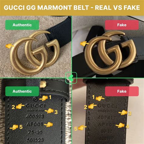 How to Spot a Fake Gucci Marmont Belt 